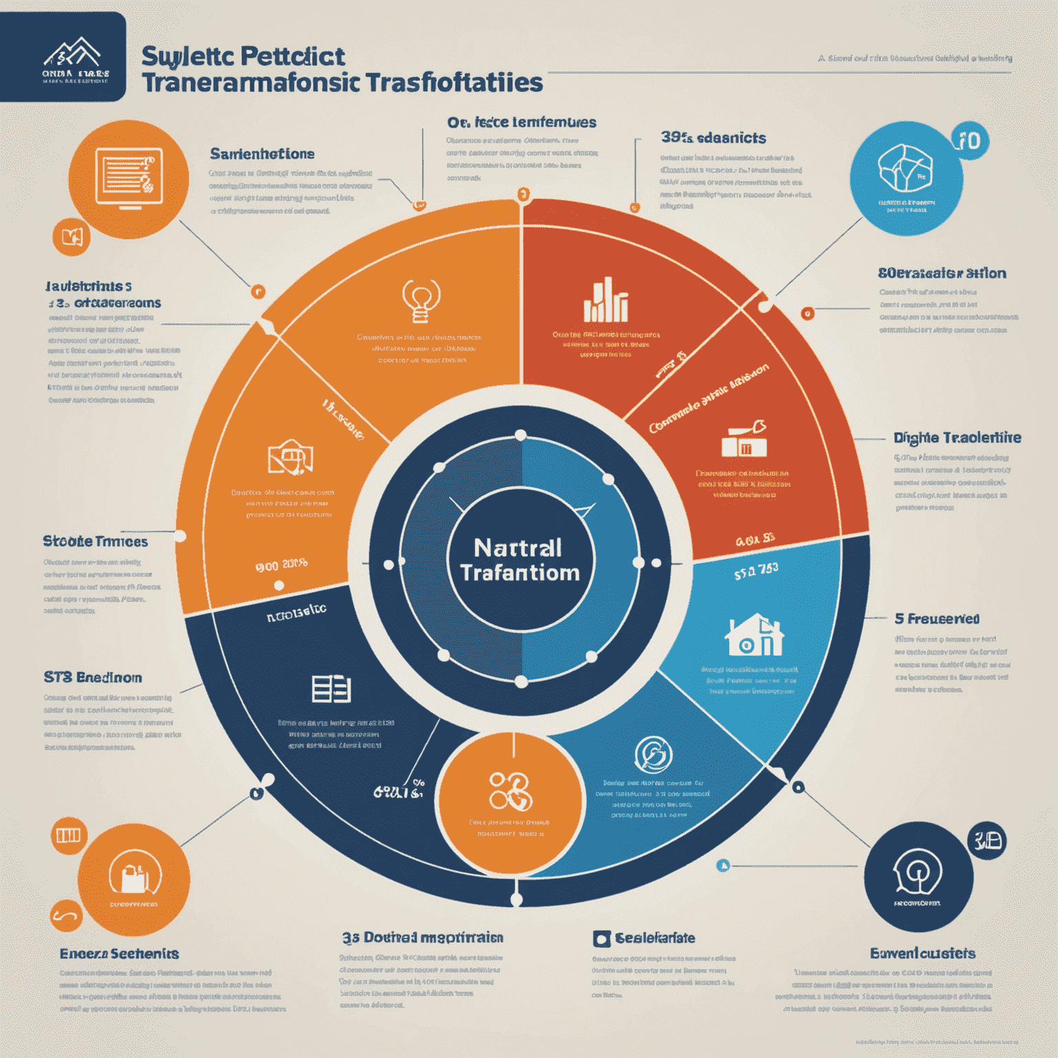 Case study infographic showcasing key metrics and outcomes achieved by a company through successful implementation of digital transformation initiatives